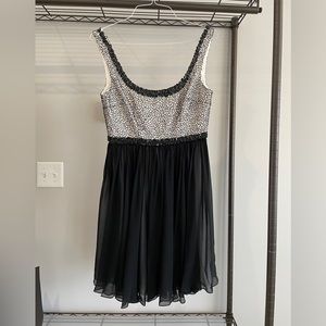 MARCHESA notte Silk Jeweled Dress Formal